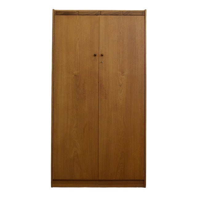 Mid-Century Teak Wardrobe, 1960s For Sale