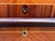 Mid-Century Modern Swedish Roll-Top Secretary Desk Bookmatched Teak & Rosewood Attributed to Egon Ostergaard For Sale - Image 3 of 18