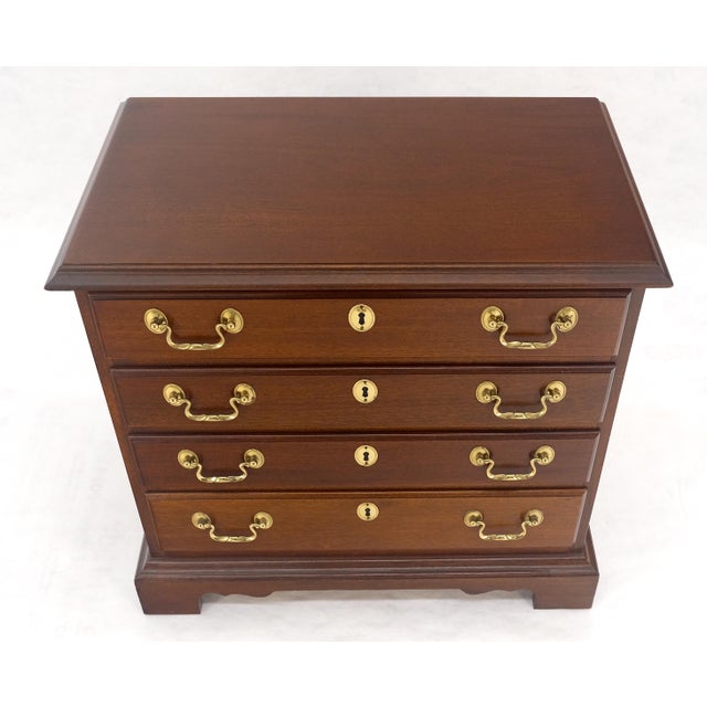 Council Compact Mahogany 4 Chest Night Stand Side Table Mint
