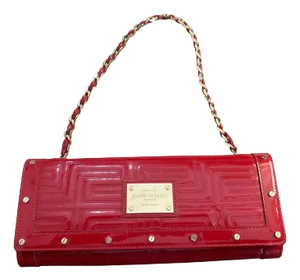 21st Century Gianni Versace Couture Red Patent Leather Shoulder Bag