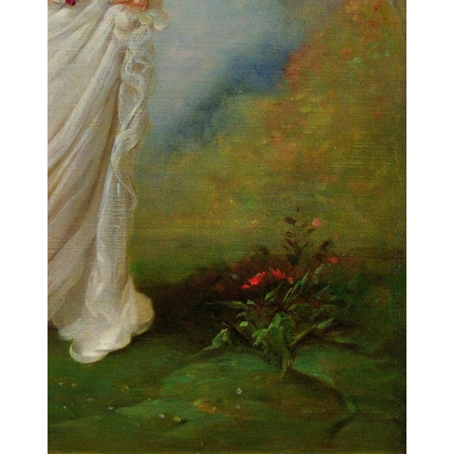 Andre Charles Voillemot, Allegory of Summer, 1860s, Oil Painting, Framed For Sale - Image 9 of 18