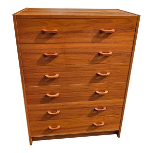 Late 20th Century Danish Modern Teak Chest of Drawers