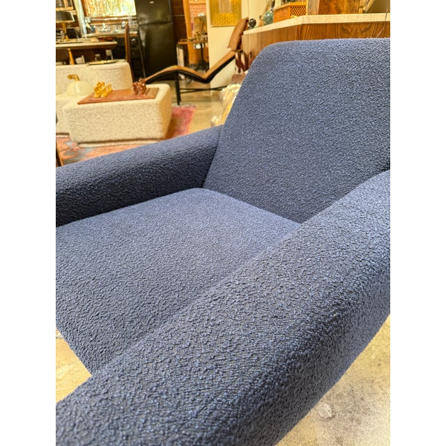 Marco Zanuso Mid Century Italian Armchairs in Style of Zanuso 1960 For Sale - Image 4 of 9