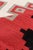 Modern Pasargad Home Tuscany Red Wool Area Rug- 4' 0'' X 5'11'' For Sale - Image 3 of 5