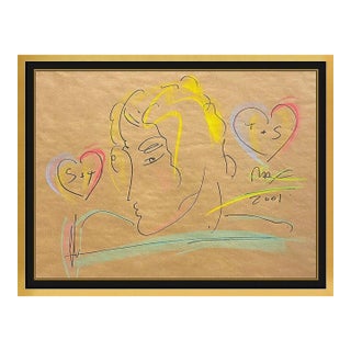 Hearts for Flower Lady, Peter Max For Sale