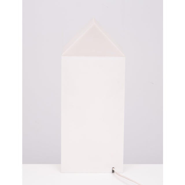 Modern Modern Hand-Crafted Synthetic Table Lamp by Marus van der Made, Netherlands, 1980s For Sale - Image 3 of 12