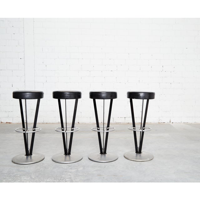 Dry Martini Bar Stool by Pedro Miralles for Akaba, 1980s, Set of 4 For Sale - Image 14 of 14