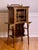 Brown Art Nouveau Walnut Display or Music Cabinet With Beveled Glass and Easel Stand, C. 1910s For Sale - Image 8 of 17