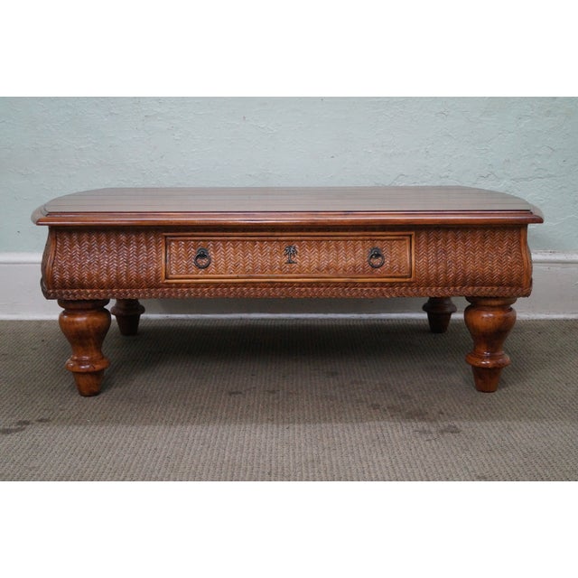Tommy Bahama for Lexington Rattan Coffee Table Chairish