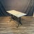 Metal French Cafe Table or Bistro Table With Cast Iron Base and Carrera Marble Top For Sale - Image 7 of 10