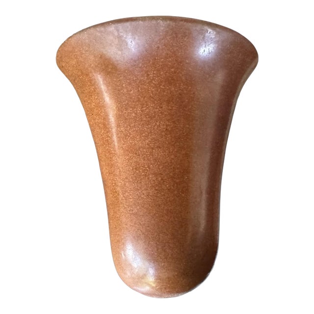 Vintage Marblehead Art Pottery Hanging Wall Pocket Planter Vase For Sale