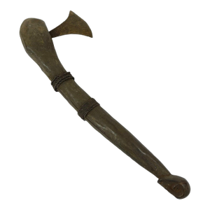 Early 20th Century Luba Ceremonial Figural Axe