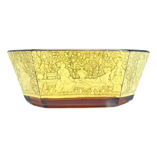 Art Deco Jardiniere from Moser, Former Czechoslovakia, 1930s For Sale