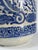 19th Century Moroccan Hand Painted Blue and White Ceramic Vase, 1890s For Sale - Image 5 of 12