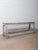 Gray Vintage Distressed Painted Wooden Bench For Sale - Image 4 of 5