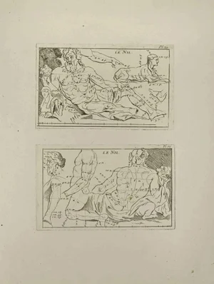 Jean François Poletnich, Le Nil, Etching, 18th Century