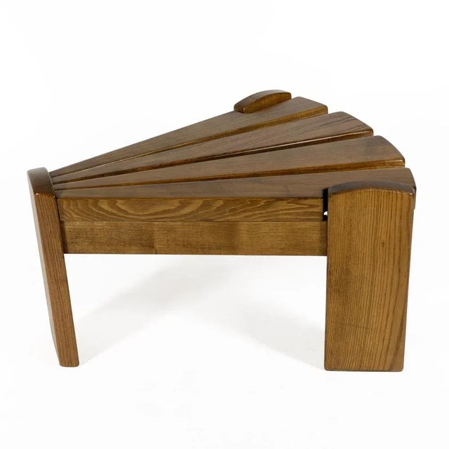 Vintage Brutalist Oak Fireplace Lounge Chairs & Side Table by Dittmann for Awa, 1960s, Set of 3 For Sale - Image 16 of 17