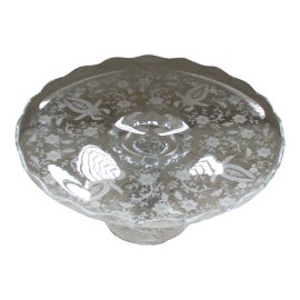 Example of Viking Glass Company Serving Dishes and Pieces