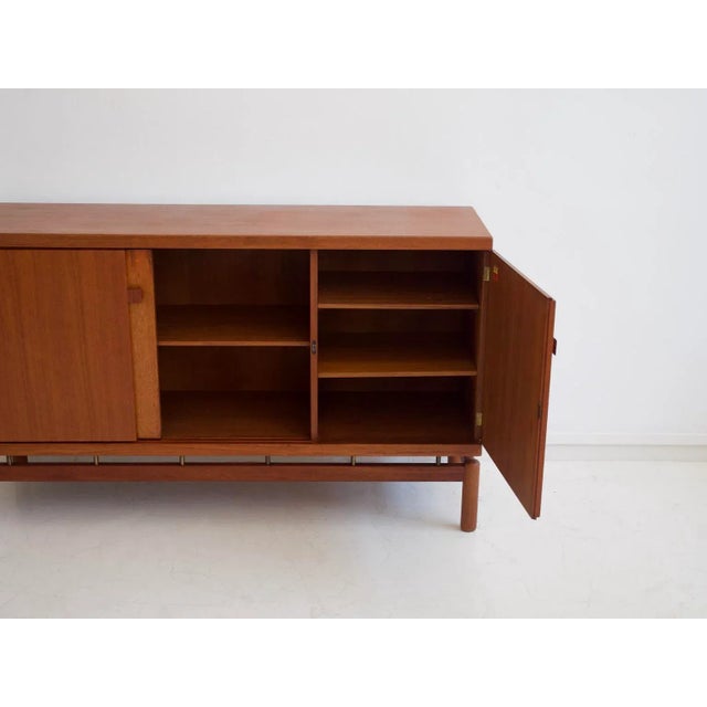 Mid-Century Italian Teak and Brass Sideboard from La Permanente Mobili Cantù, 1960s For Sale - Image 11 of 16