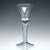 Glass Georgian Multi Spiral Air Twist Wine Glass with Folded Foot, 1745 For Sale - Image 7 of 7
