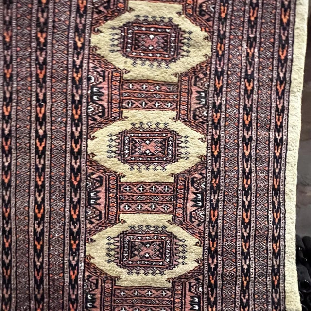 Middle Eastern Wall Art Tapestry Traditional Large Signed For Sale In San Diego - Image 6 of 13