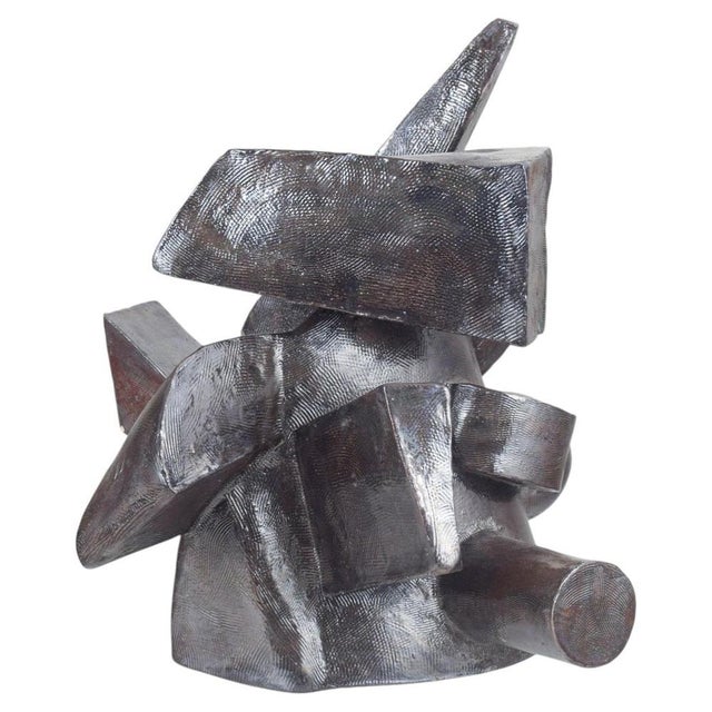 Christina Muff, Cubistic Style Sculpture, 2025, Stoneware For Sale - Image 6 of 6