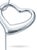 Metal Vintage Elsa Peretti for Tiffany & Co. Open Heart Pendant Necklace 32" Sterling For Sale - Image 7 of 7