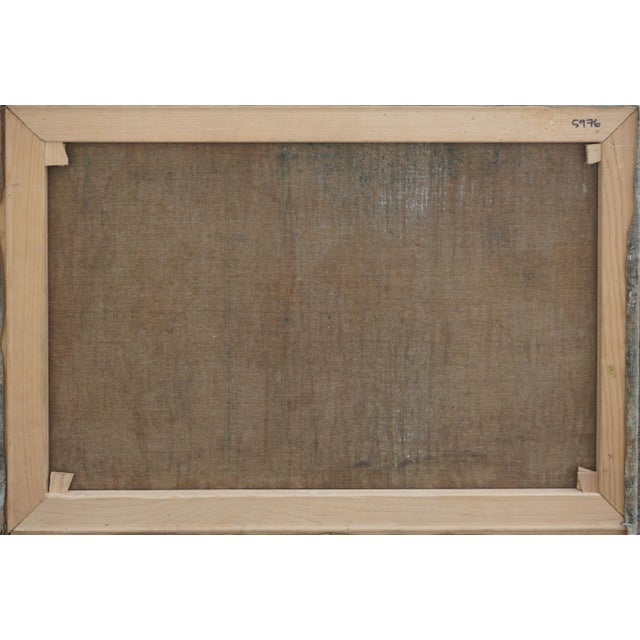 Mid Century Impressionist Autumn Rolling Hills Landscape by A. Verbitski For Sale - Image 4 of 4