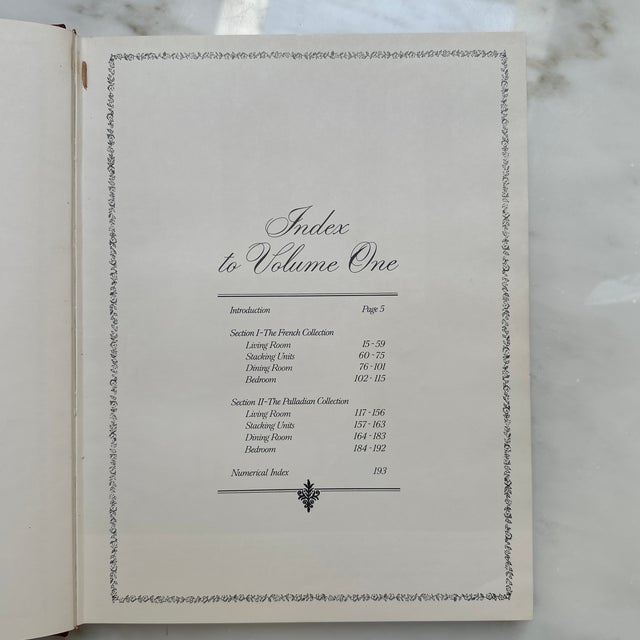 1960s Vintage Baker Furniture Hardbound Catalog Book, Volume 1 For Sale - Image 5 of 12