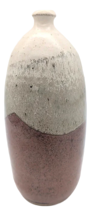 Mid 20th Century Drip-Glazed Stoneware Vase