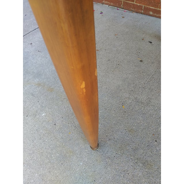 Wood Vintage Mid Century Willett Drop Leaf Dining Table For Sale - Image 7 of 13