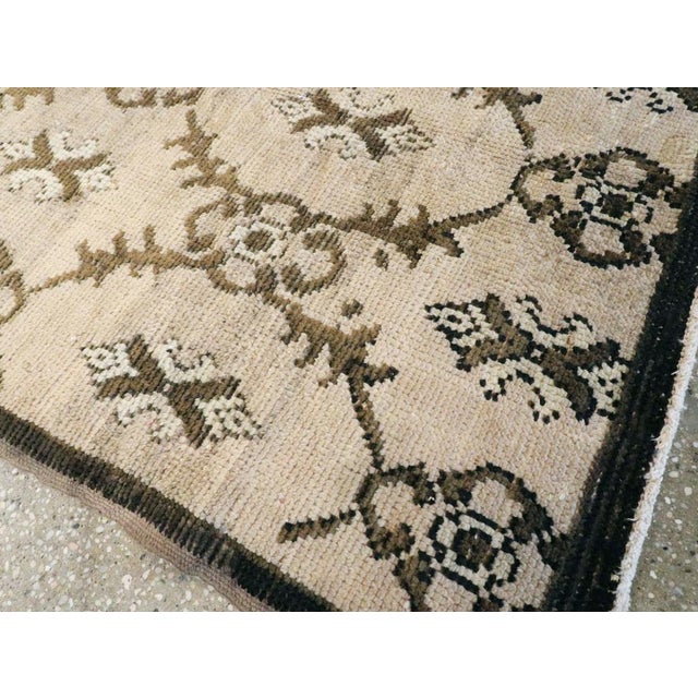 Mid 20th Century Galerie Shabab Collection Mid-20th Century Turkish Anatolian Throw Rug For Sale - Image 5 of 6