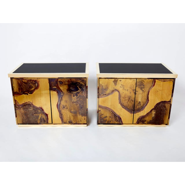 This unique pair of cabinets or buffets were created by Isabelle and Richard Faure for Parisian design firm Maison Honore...