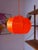 Orange Pendant Lamp with Orange Cable from Ilka Plast For Sale - Image 4 of 11