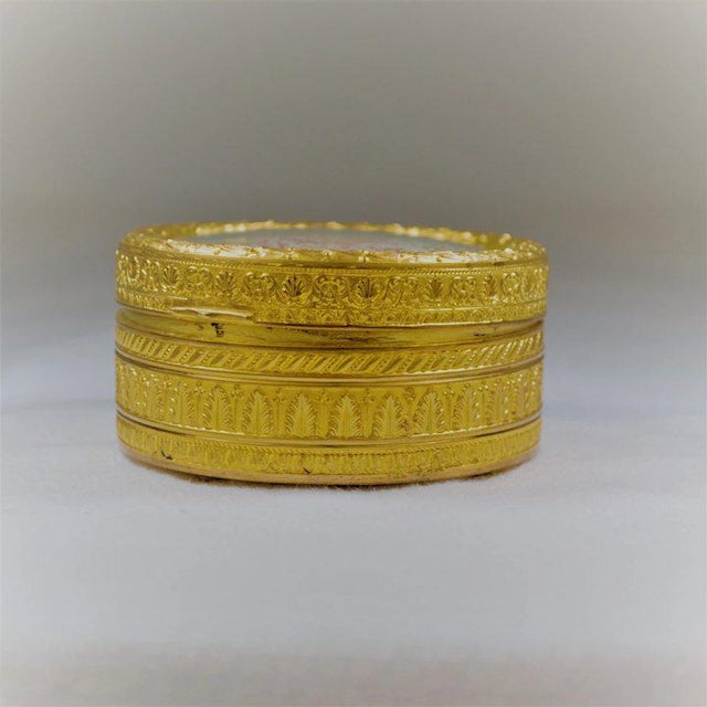 Gilt Petit Point Box For Sale - Image 4 of 7