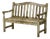 Teak Garden Bench, 1970s For Sale