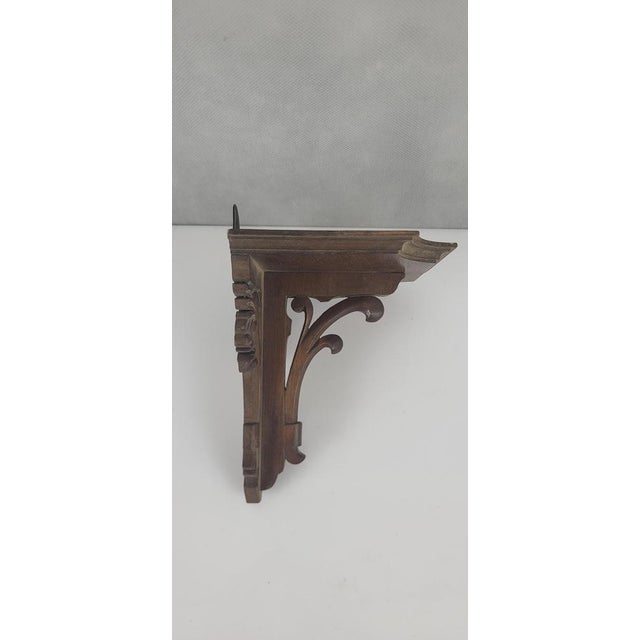 Mahogany Wall Console, 1890s For Sale - Image 6 of 7