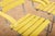 Model 1024 Garden Chairs with Galvanized Steel Tube Frames and Yellow Wooden Slats, 1934, Set of 2 For Sale - Image 9 of 13