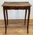 Farmhouse Antique Hand-Carved Single Drawer Walnut Side Table For Sale - Image 3 of 13