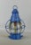 Blue Antique Globe Ship's Lantern For Sale - Image 8 of 11
