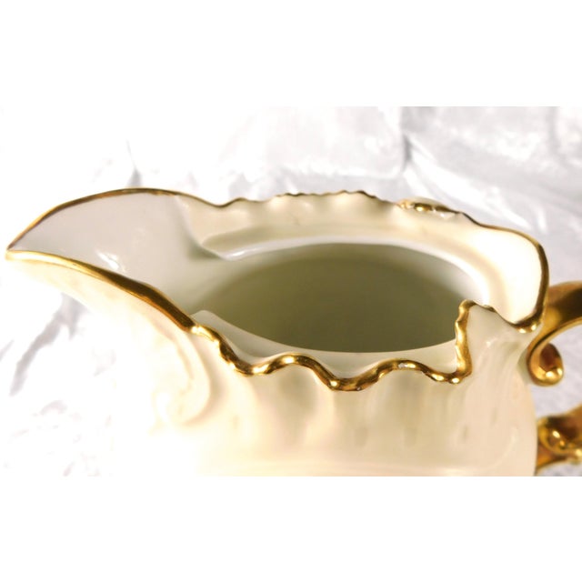 1910s Alfred Lanternier Limoges Hand Painted Cream Bisque Chocolate Pot For Sale - Image 15 of 17