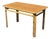 Mid-Century French Bamboo Dining Table, 1960 For Sale