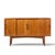 Kurt Østervig Style Mid Century Danish Sculptural Teak High Credenza This credenza measures: 74.75 wide x 17.75 deep x 45...