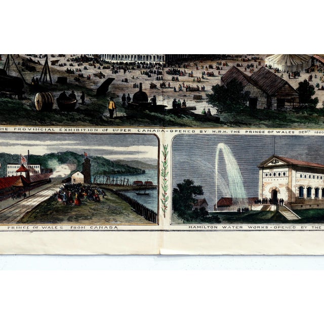 Black 1860 English Newspaper - the Illustrated London News, Nov 17 1860 (Recto-Verso, Coloured) For Sale - Image 8 of 10