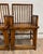 Antique Qing Dynasty Style Chinese Double Happiness Dining Arm Chairs For Sale - Image 4 of 8