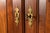 Henkel Harris Georgian Solid Mahogany Drop Front Secretary Desk With Bookcase Hutch, 1969 For Sale - Image 11 of 18