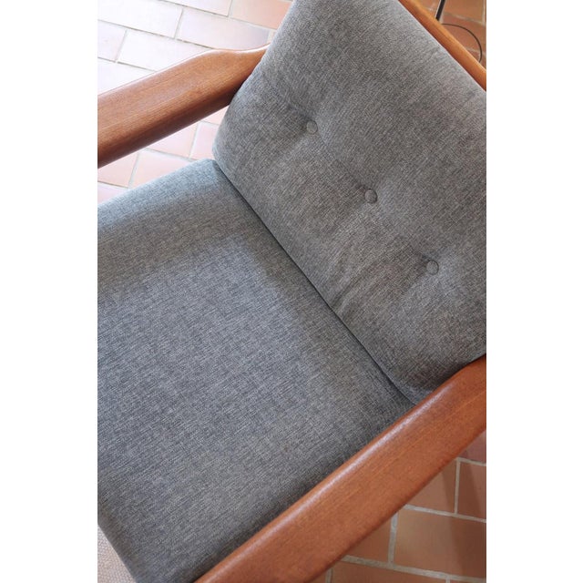 Teak Sledge-Base Lounge Chairs by Komfort, Denmark, 1960s, Set of 2 For Sale - Image 6 of 18