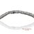 Metal Vintage 18k 750 White Gold Natural Diamond Engraved & Milgrain Tennis Bracelet For Sale - Image 7 of 13