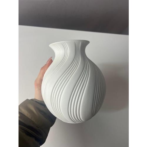 Bisque Porcelain 0216 Vase by Manfred Frey for Kaiser For Sale - Image 3 of 11