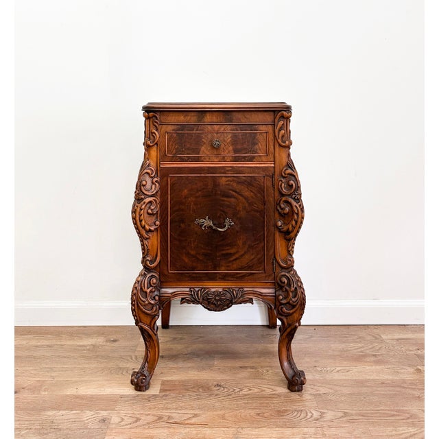 1940s Rococo Inspired Bedside Table Chairish